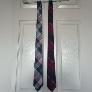 Express Plaid Ties - 60” Long
